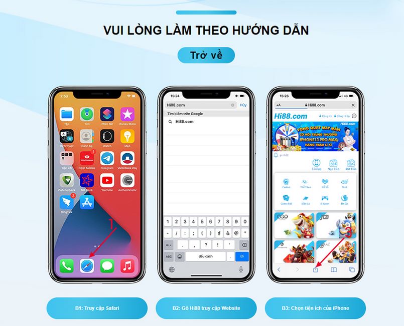 Hướng dẫn tải app Hi88 nhanh chóng đơn giản - Hi88